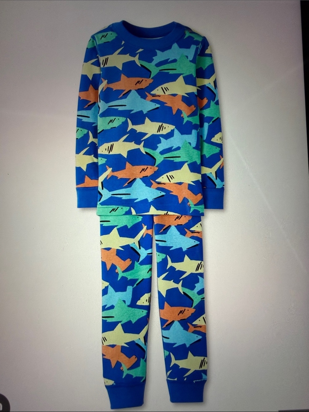 Hanna Andersson Shark PJ set, 10